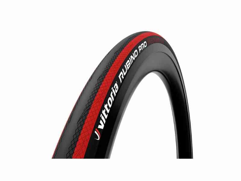 Vittoria Rubino Pro G2 - 700x25c Vejdæk - Rød/sort