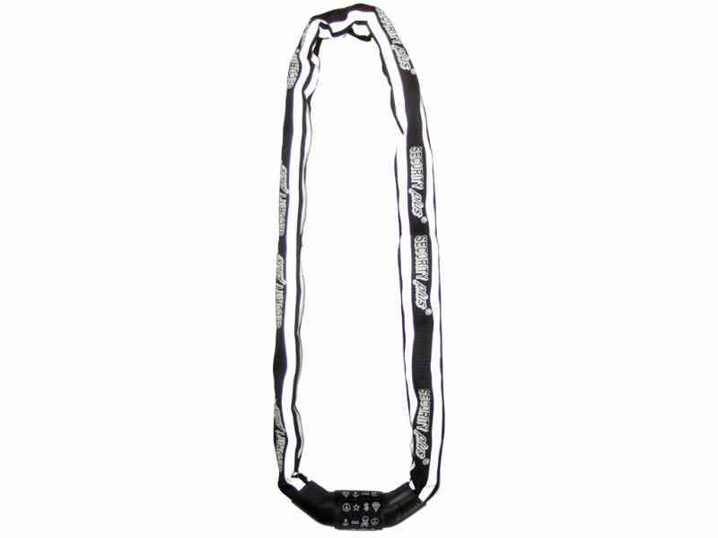 Security Plus SKS 140 - Kædelås 6 mm, 140 cm, Sort