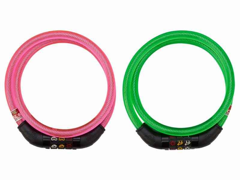 Sikkerhed Plus pink kabellås med motiv - Børnevenlig