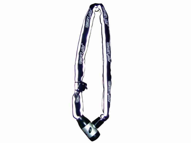 Sikkerhed Plus RKS 140 - Kædelås 6 mm, 140 cm, Sort