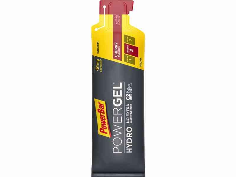 Powerbar Powergel Hydro 67 ml med koffein, kirsebær