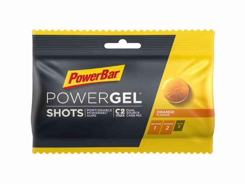Powerbar PowerGel shots - Appelsin vingummi