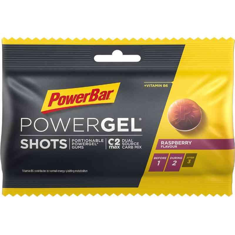PowerBar PowerGel shots - Vingummi - Hindbær