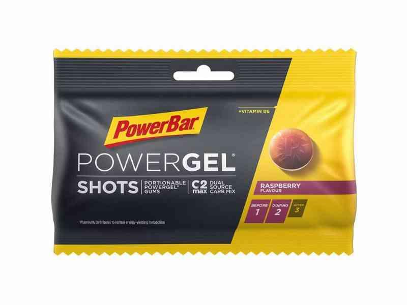 Powerbar - PowerGel shots - Hindbær vingummi
