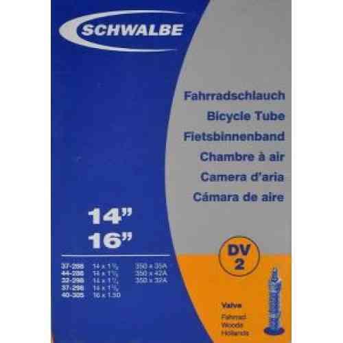 Schwalbe Cykelslange 14-16" med DV2 ventil