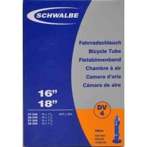 Schwalbe Cykelslange 16-18" med DV4 ventil