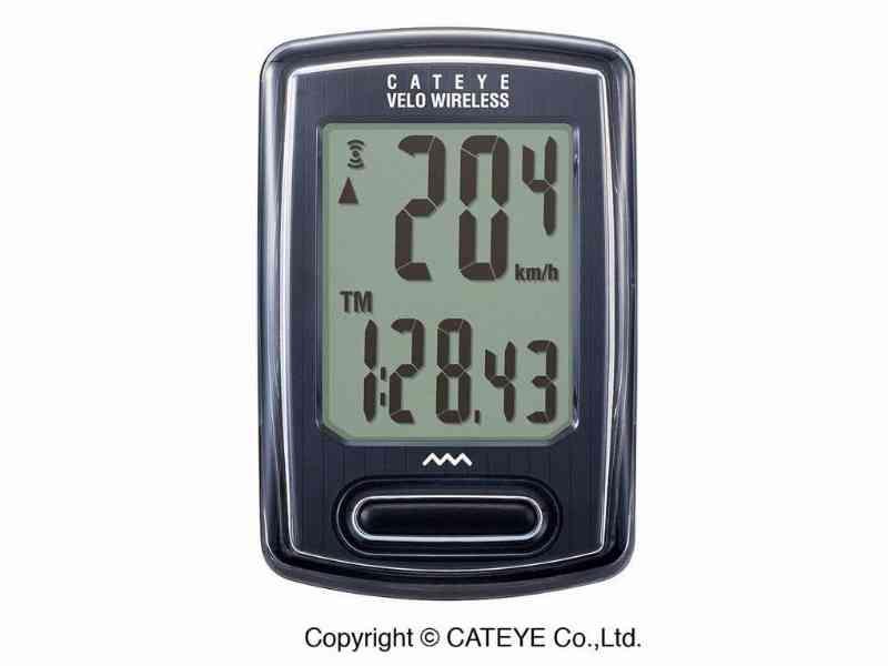 Cateye Velo Wireless - Sort med 8 funktioner