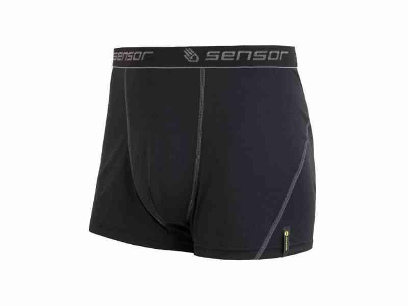 Sensor Dobbelt Ansigt Boxer - Herre Boxershorts - Sort - S