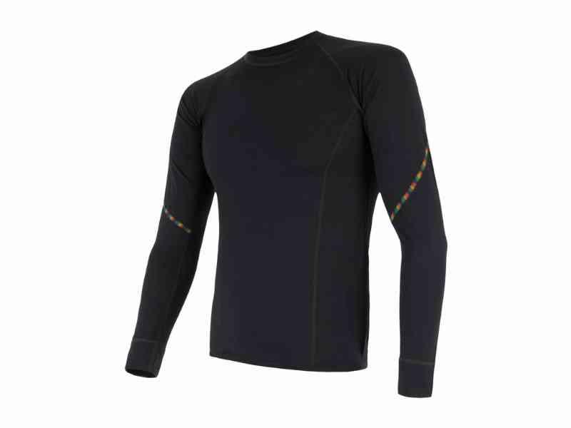 Sensor Merino Air - Langærmet svedtrøje - Sort - M