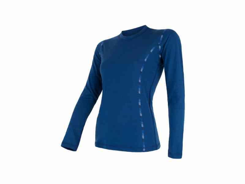 Sensor Merino Air - Dame langærmet svedtrøje - Blå - M