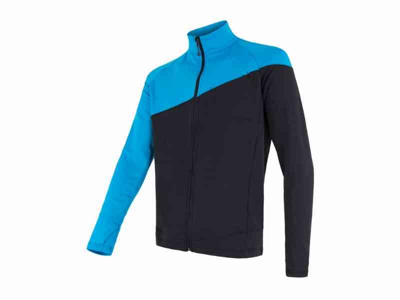 Sensor Tecnostretch FZ Jakke - Herre - Blå/Sort - L