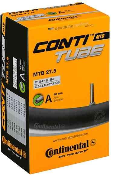 Continental 27.5" dæk med Schrader 40mm ventil