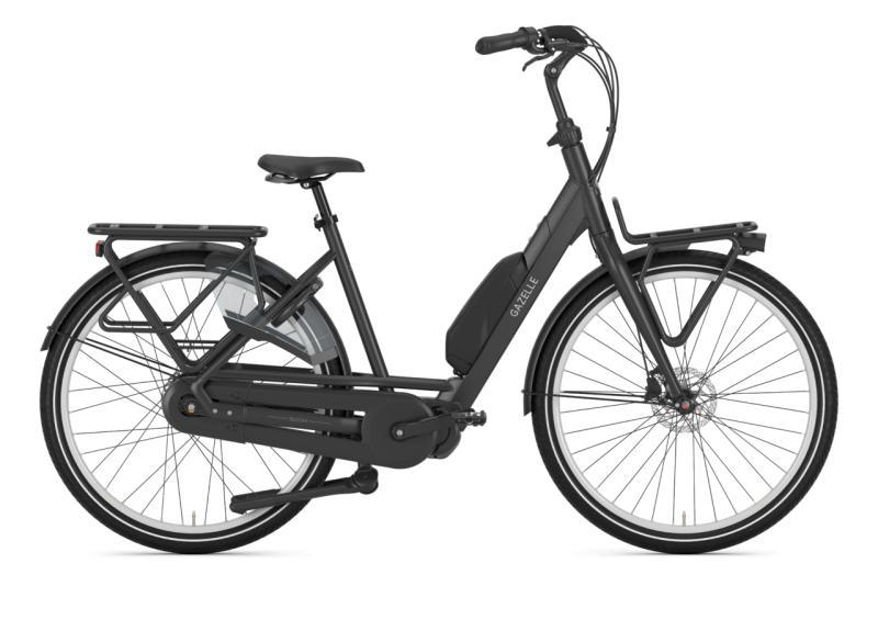Gazelle Bloom C380 HMS Dame 2024 - Sort Cykel