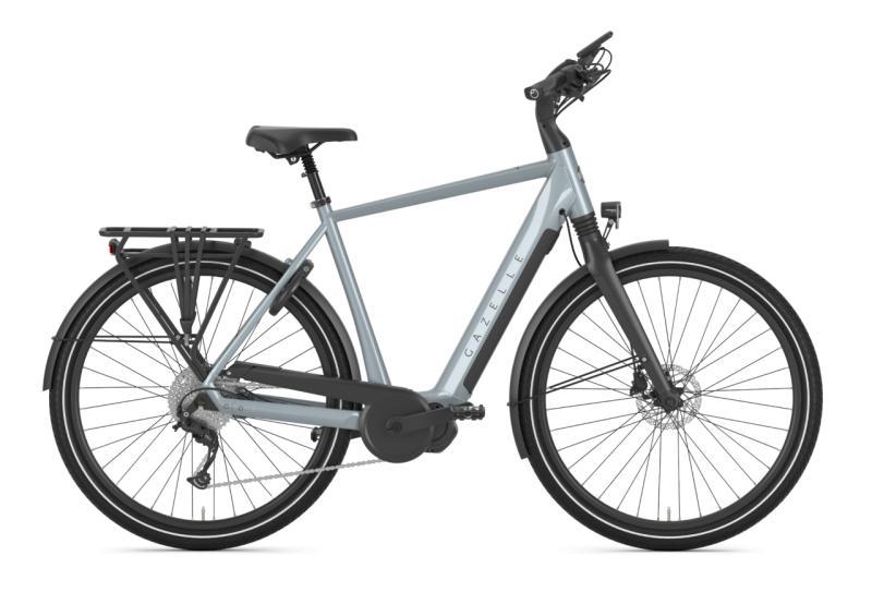 Gazelle Chamonix T10 HMS Elcykel Herre 2024 - Grå