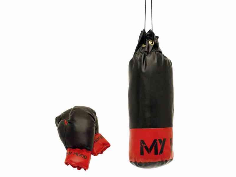 My Hood - Boksepude med handsker - 1 kg - 3-5 år
