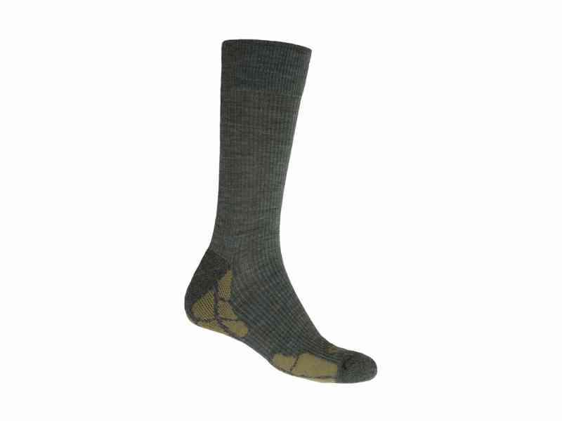 Sensor Vandresokker i Merino - Khaki/Safari, Str. 35-39