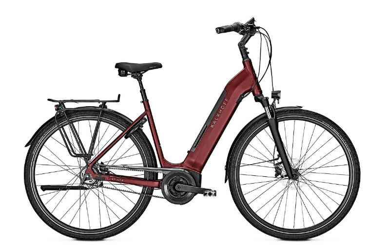 Kalkhoff IMAGE 3.B EXCITE 500wh Damecykel - Rød