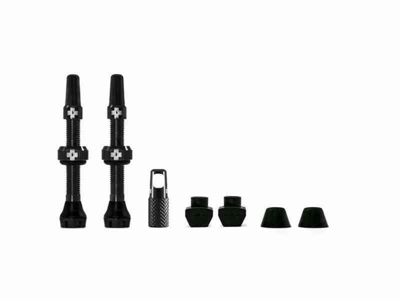 Muc-Off Tubeless Ventiler - 44mm, Sort - 2 stk.
