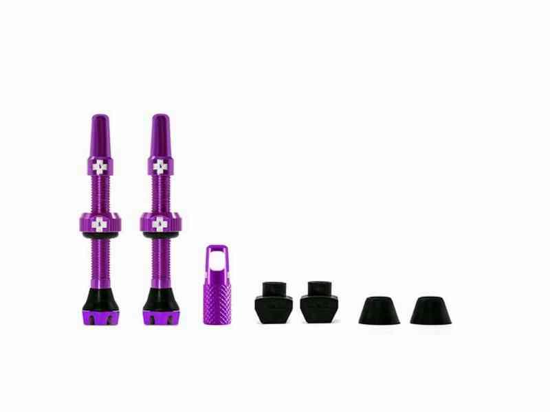 Muc-Off Tubeless Ventiler - 44mm - Lilla - 2 stk.