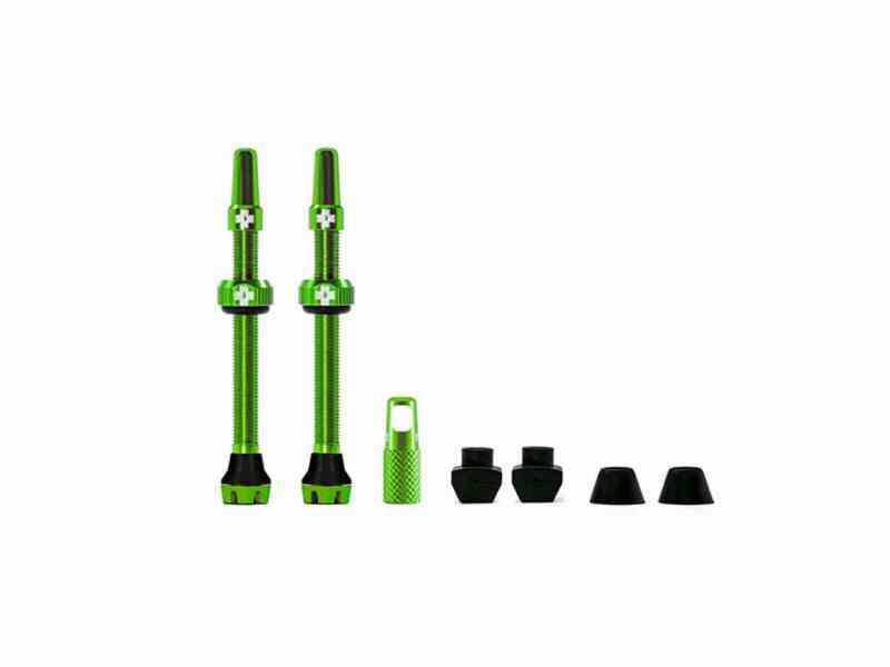 Muc-Off Tubeless Ventiler 60mm - Grøn - 2 stk.