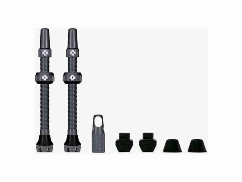 Muc-Off Tubeless Ventiler 44mm - Grå - 2 stk.