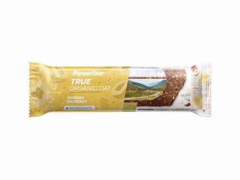 Powerbar True Organic Havrebar - Banan Hasselnød 40g
