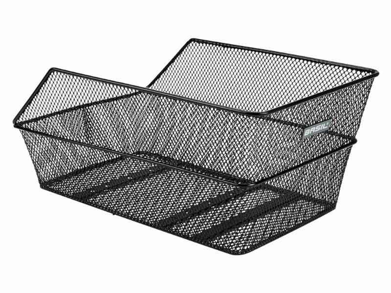 Basil Cento Stor Bagagebærer Kurv - 45x31x21 cm - Sort