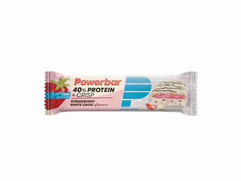 Powerbar 40% Protein+ - Jordbær Hvid Chokolade 40g