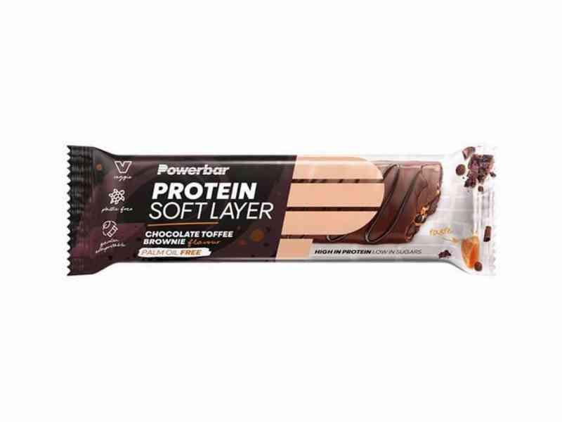 Powerbar Soft Layer - Proteinbar - Chokolade toffee brownie - 40 g