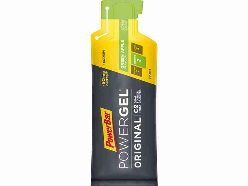 Powerbar Powergel - Grøn æble med koffein 41 g