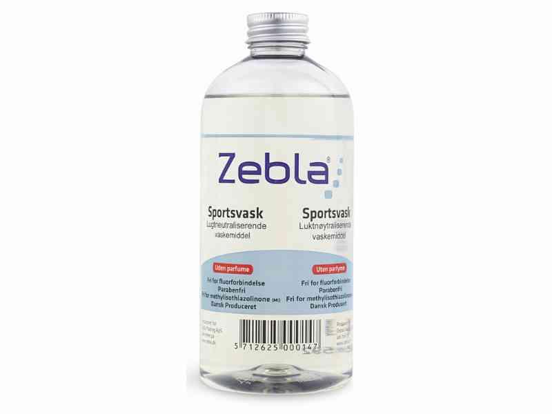 Zebla Sportvaskemiddel - Uden Duft - 500 ml