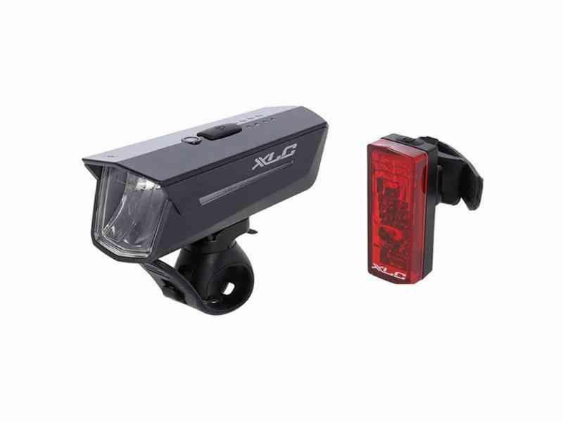 XLC Proxima CL-S24 – USB opladeligt lygtesæt