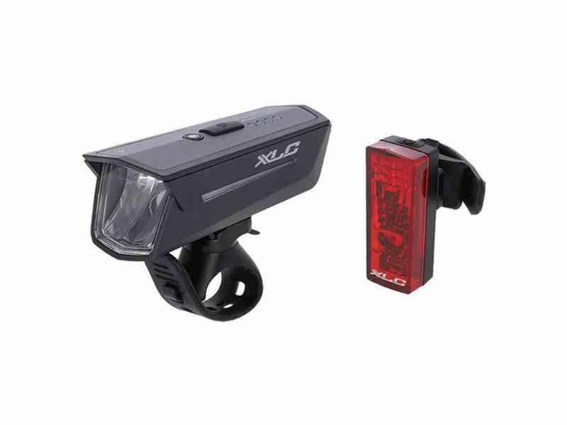 XLC Proxima CL-S25 – USB Opladeligt Lygtesæt