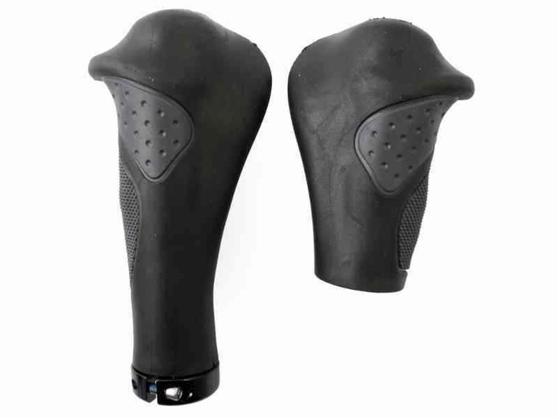 XLC GR-S22 - Ergonomiske drejegrebshåndtag - Sort/grå