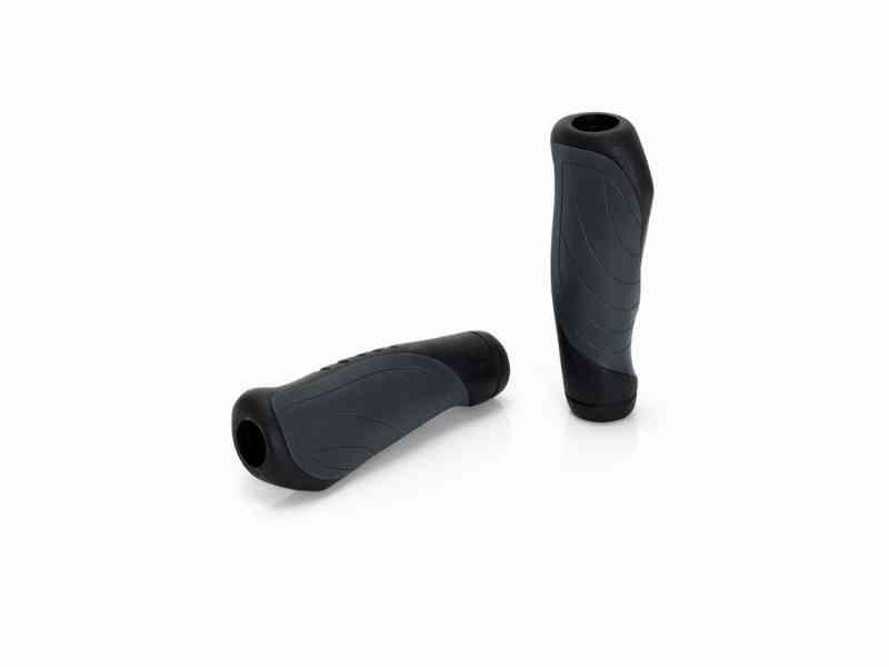 XLC Ergonomiske Håndtag Sort/Grå - 135mm