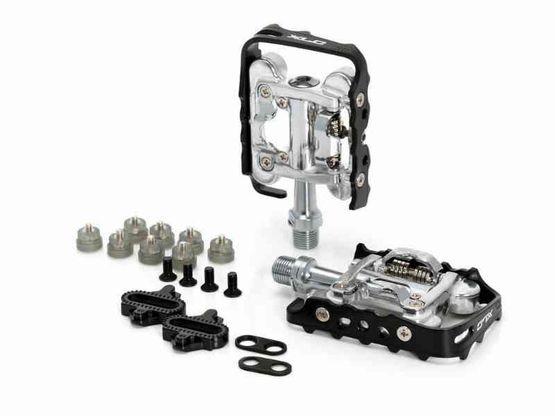 XLC Pedal PD-S02 - Combi SPD/Sko - Sølv/Sort