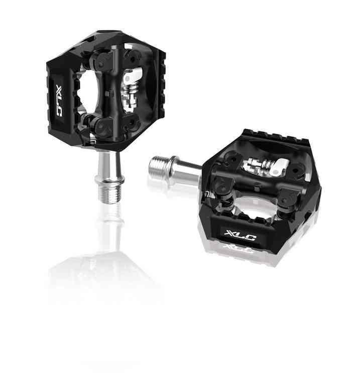 XLC PD-S14 Kombi pedal (SPD og flat) - Sort