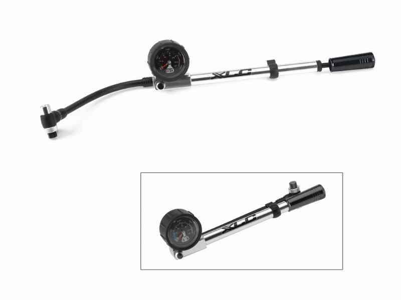 XLC - Fork/Shock Pumpe - HighAir Pro - 28 bar/ 400 psi - Sort/Sølv