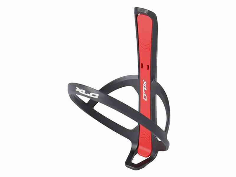 XLC Flaskeholder i Nylon - 18 gram - Sort/Rød
