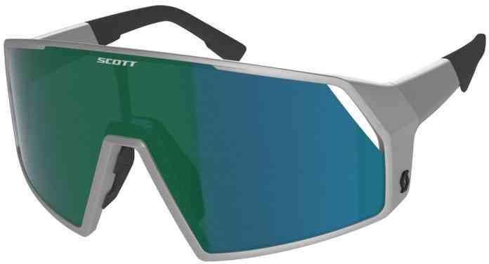 Scott Pro Shield Supersonic Cykelbriller - Sølv/grøn