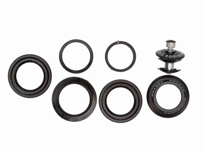 Semi-integreret headset 1 1/8" - Sort