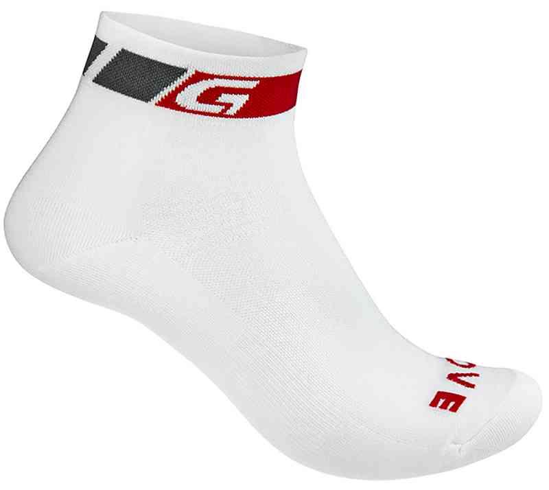 GripGrab Classic Lavskåret Sok - Hvid