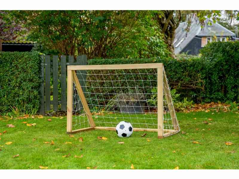 Homegoal – Klassisk Mikro Natur – Fodboldmål i træ 125x100 cm