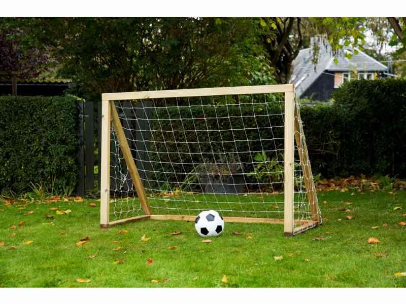 Homegoal – Klassisk Mini Natur – Træ Fodboldmål 150x120 cm