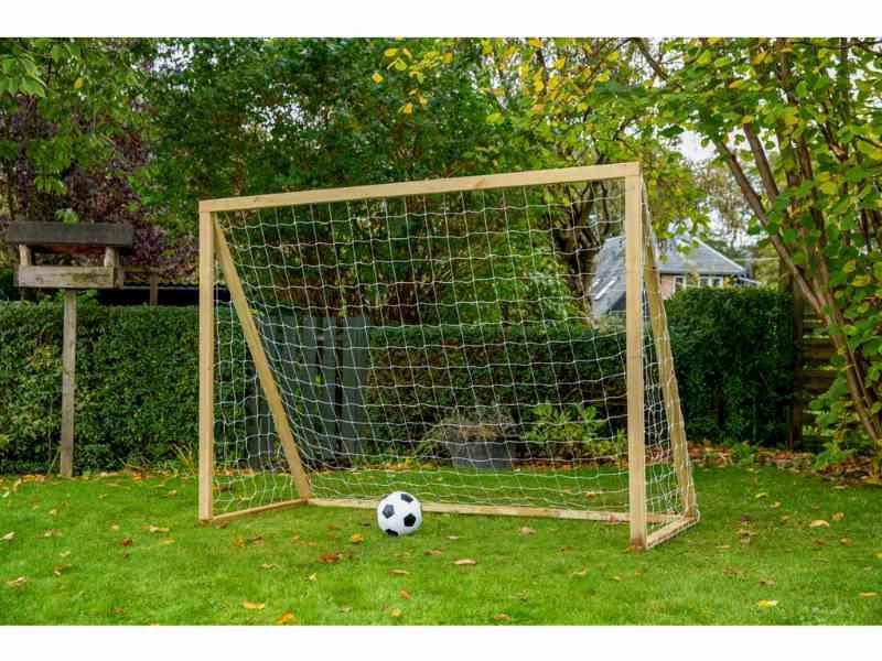 Homegoal – Klassisk Senior Natur – Træ Fodboldmål 200x160 cm