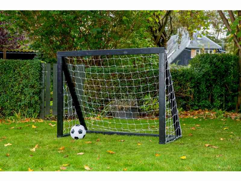 Homegoal – Pro Mini sort træfodboldmål 150x120 cm