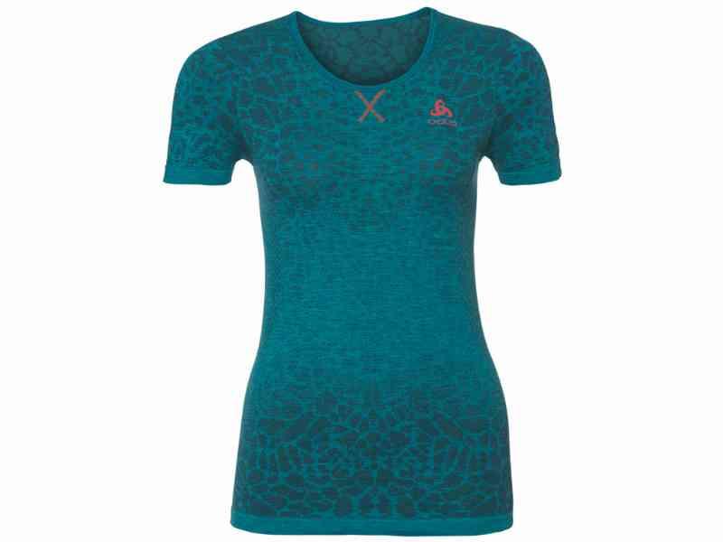 Odlo Evolution Light Blackcomb - Dame Løbet-shirt - Grøn