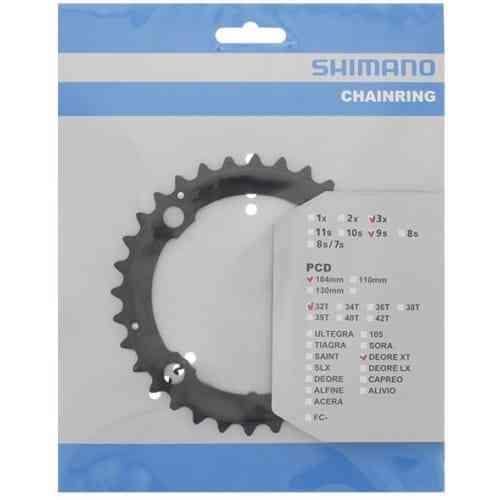Shimano 32T Deore XT Klinge til 9-Speed Gearsystem