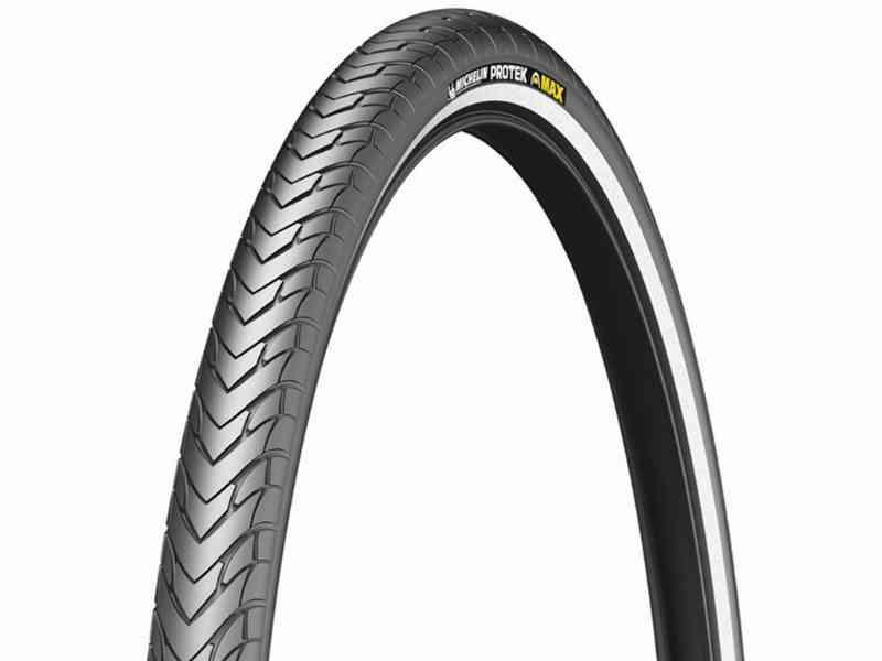 Michelin Protek Max - Bycykeldæk 700x35c - Sort med refleks