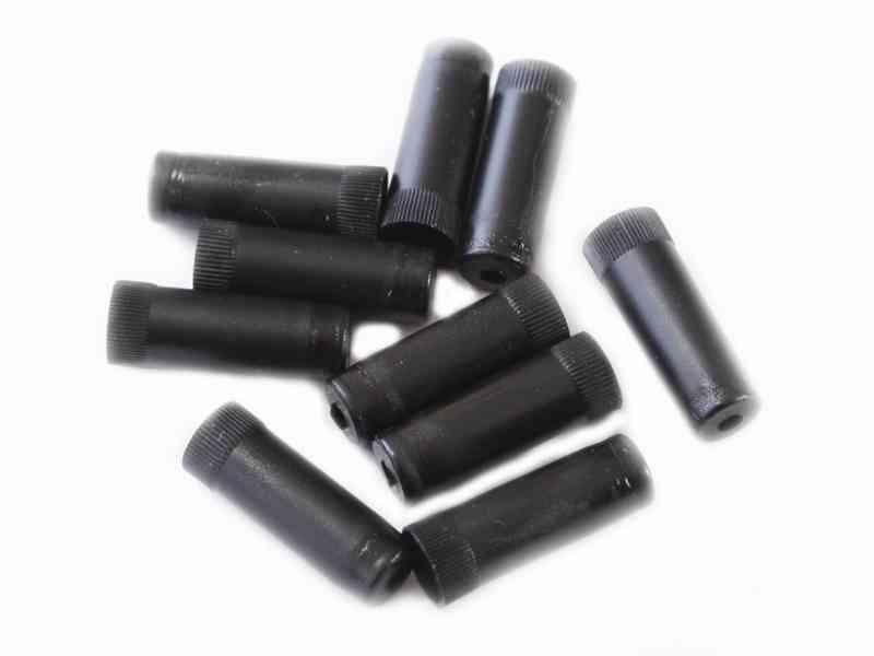 Endestop til 5 mm yderkabel – 10 stk.